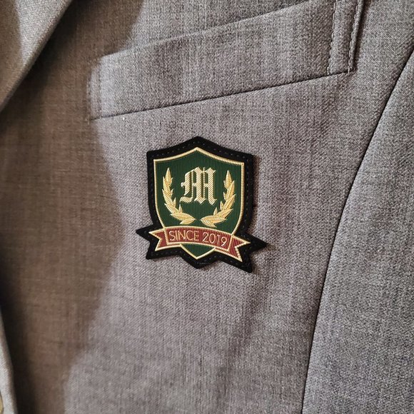 JK Uniform Blazer Japanese School College Style Long Sleeve Gray Suit Jacket - Picture 10 of 10